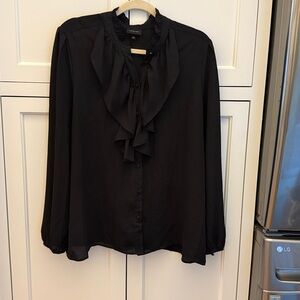 Who What Wear Black Blouse